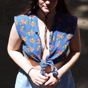 Vintage Floral Top